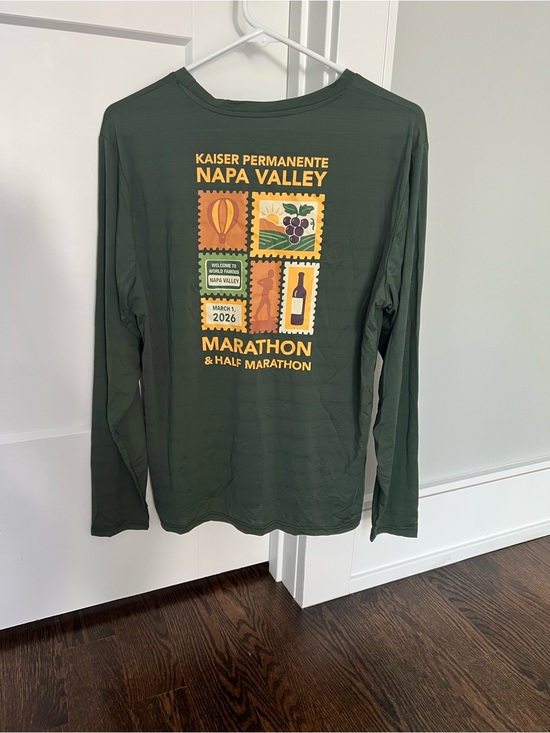 Greenlayer Other - NWOT Napa Valley Marathon Long Sleeve Tee - Olive Green Mens small
